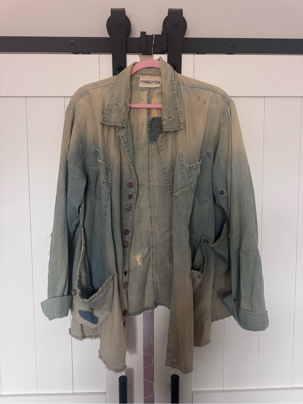 Magnolia Pearl Aelvoet Workwear Ombré Jacket OS